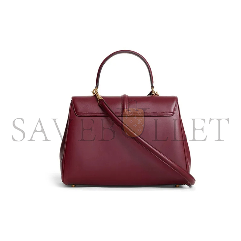 Ce1i*e medium 16 in satinated calfskin 187373bey (32*23.5*13cm)